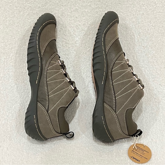 JSport by Jambu Grey Taupe Ballard Oxford Shoes NWT Size 8.5 - Picture 7 of 16